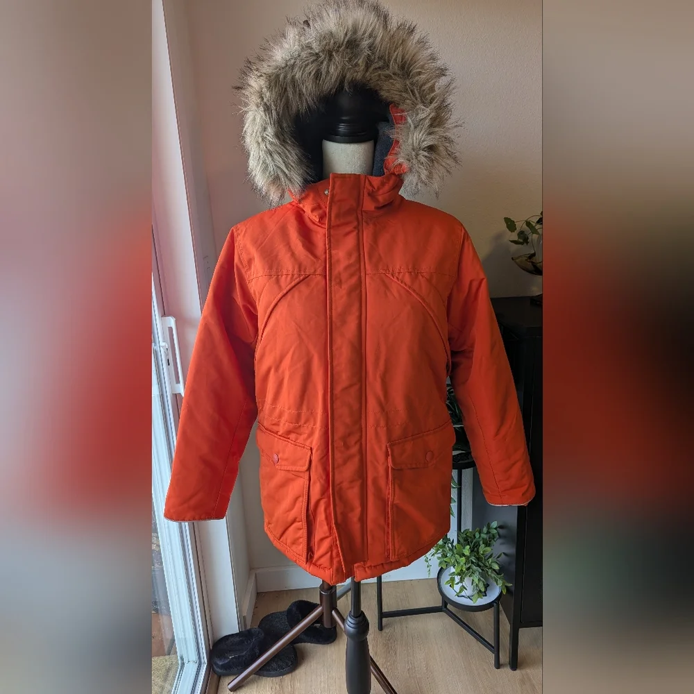 Gap Kids Orange Heavyweight Parka Size XL